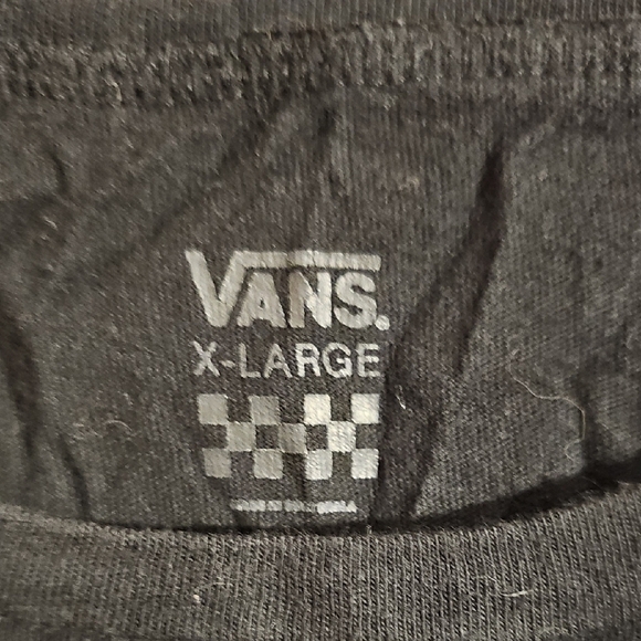 Vans Black Graphic T-Shirt Size XLarge - Picture 2 of 5